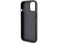 Capa Karl Lagerfeld com padrão K acolchoado para iPhone 15 Plus / 14 Plus - preta Capa Karl Lagerfeld com padrão K acolchoado para iPhone 15 Plus / 14 Plus - preta