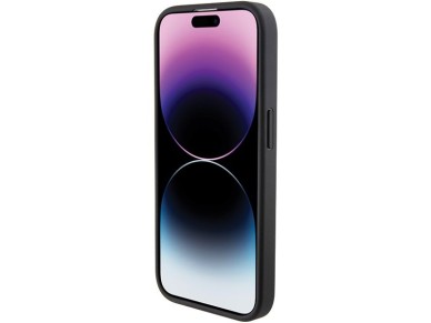 Karl Lagerfeld Quilted K Pattern iPhone 15 Pro Case - Black Karl Lagerfeld Quilted K Pattern iPhone 15 Pro Case - Black