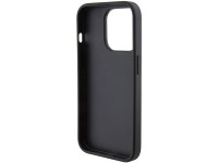 Capa para iPhone 15 Pro com estampa matelassê em K de Karl Lagerfeld - Preta Capa para iPhone 15 Pro com estampa matelassê em K de Karl Lagerfeld - Preta