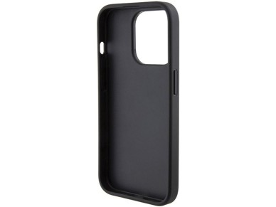 Karl Lagerfeld Quilted K Pattern iPhone 15 Pro Case - Black Karl Lagerfeld Quilted K Pattern iPhone 15 Pro Case - Black
