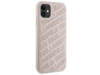 Karl Lagerfeld Quilted K Pattern case for iPhone 11 / Xr - pink