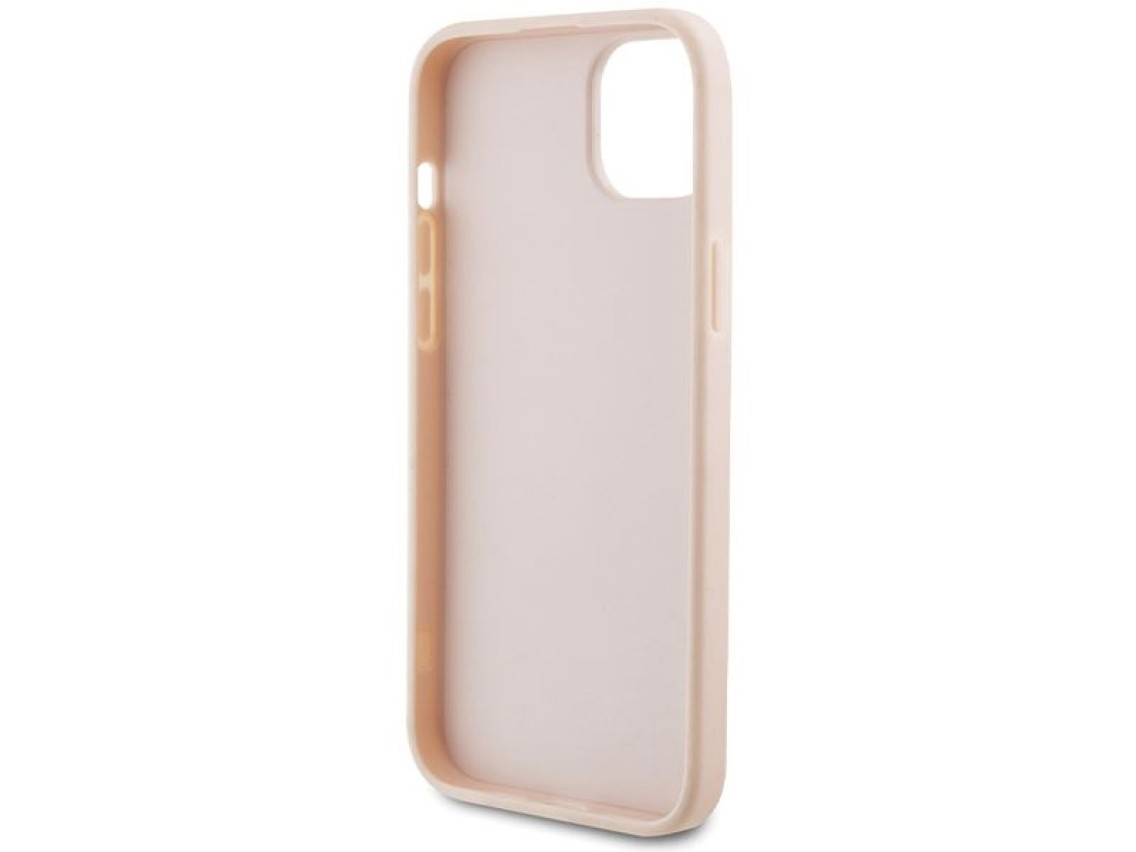 Karl Lagerfeld Quilted K Pattern case for iPhone 15 Plus / 14 Plus - pink