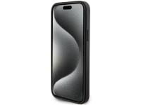 Capa para iPhone 15 com alfinete metálico Karl Lagerfeld Saffiano Cardslot Karl&Choupette - preta Capa para iPhone 15 com alfinete metálico Karl Lagerfeld Saffiano Cardslot Karl&Choupette - preta