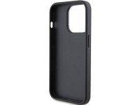 Funda Karl Lagerfeld Saffiano Cardslot Karl&Choupette con pin metálico para iPhone 15 Pro - negra Funda Karl Lagerfeld Saffiano Cardslot Karl&Choupette con pin metálico para iPhone 15 Pro - negra