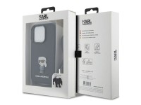Bolsa transversal Karl Lagerfeld com monograma em couro saffiano e broche metálico. Capa Karl & Chou Bolsa transversal Karl Lagerfeld com monograma em couro saffiano e broche metálico. Capa Karl & Chou