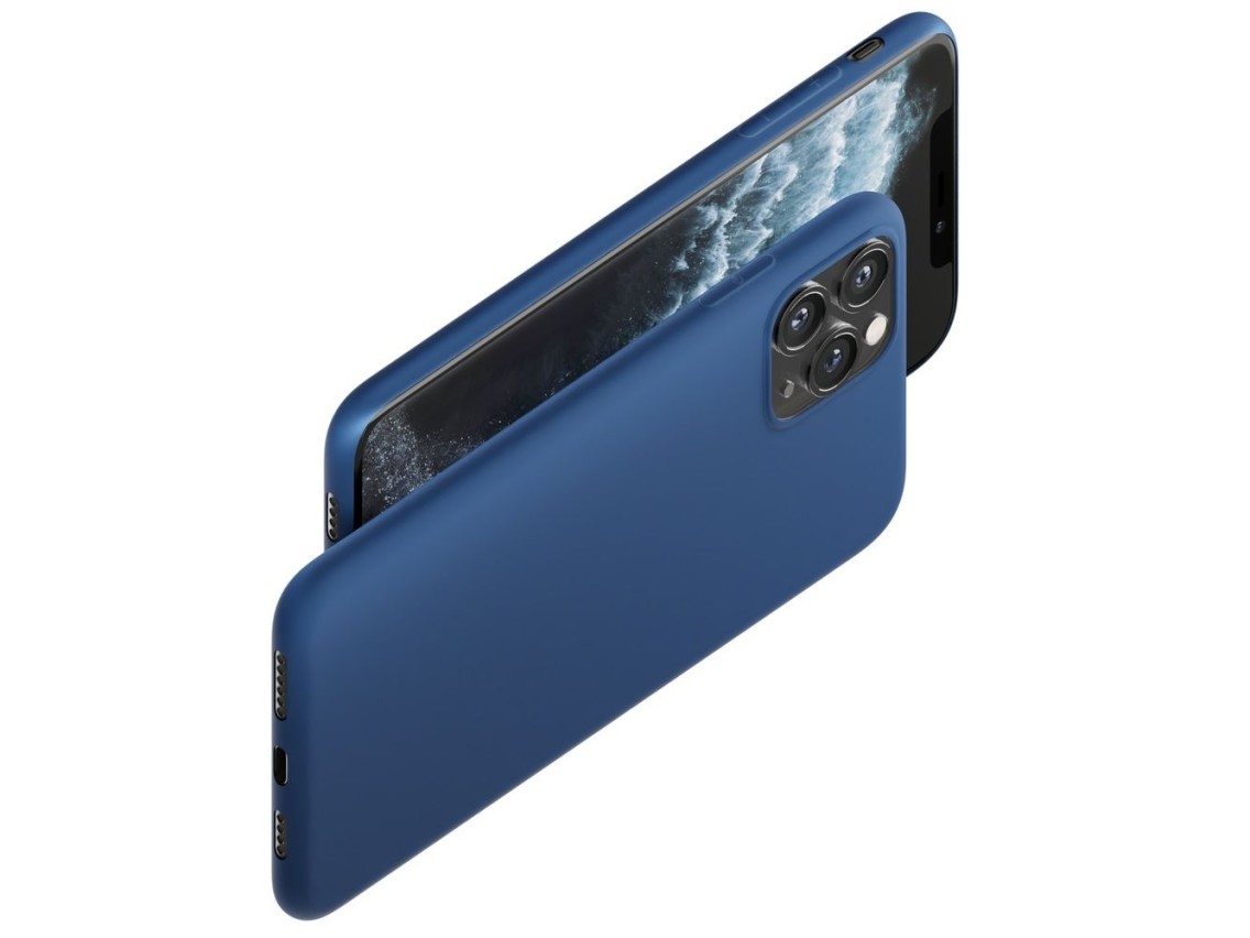 Capa fosca 3mk para Apple iPhone 13 Pro - Azul Fosco