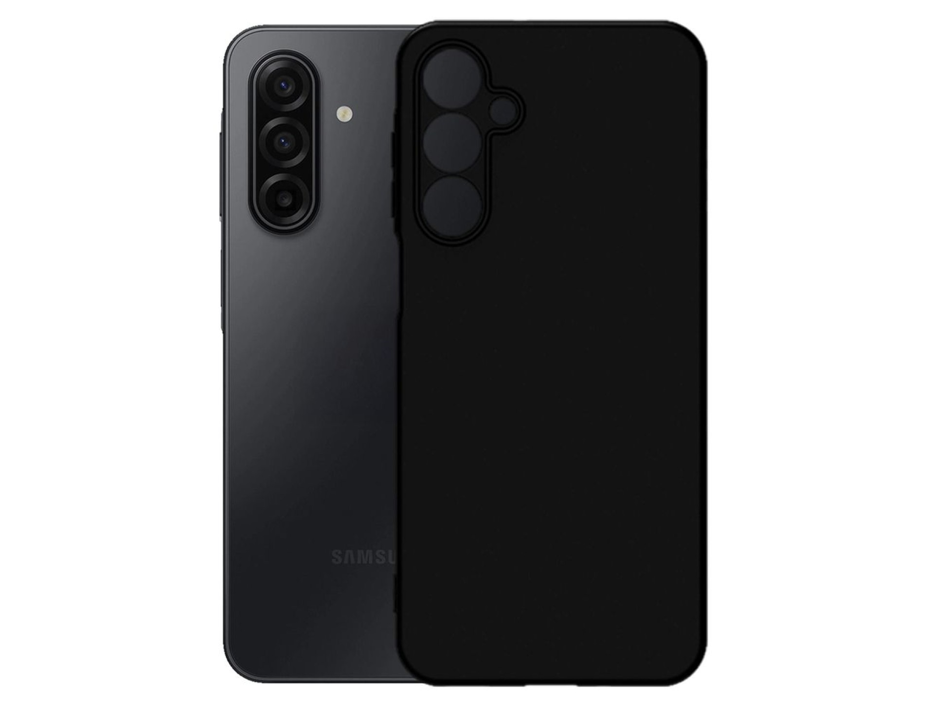 Capa de silicone 3mk para Samsung Galaxy A17 5G - Preta