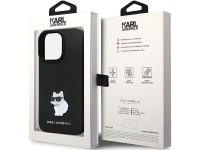 Karl Lagerfeld KLHCP13LSMHCNPK case for iPhone 13 Pro / 13 - black Silicone C Metal Pin Karl Lagerfeld KLHCP13LSMHCNPK case for iPhone 13 Pro / 13 - black Silicone C Metal Pin