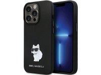 Karl Lagerfeld KLHCP14XSMHCNPK case for iPhone 14 Pro Max 6.7" - black Silicone C Metal Pin Karl Lagerfeld KLHCP14XSMHCNPK case for iPhone 14 Pro Max 6.7" - black Silicone C Metal Pin