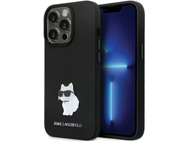 Karl Lagerfeld KLHCP14XSMHCNPK case for iPhone 14 Pro Max 6.7" - black Silicone C Metal Pin Karl Lagerfeld KLHCP14XSMHCNPK case for iPhone 14 Pro Max 6.7" - black Silicone C Metal Pin