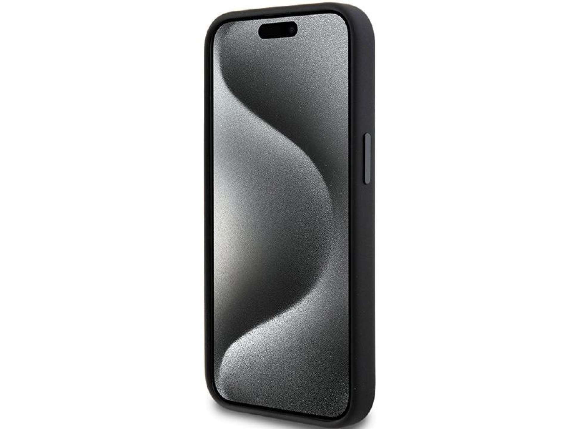 Capa de silicone Karl Lagerfeld Choupette com alfinete de metal para iPhone 15 Plus / 14 Plus - pret
