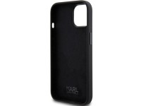 Capa de silicone Karl Lagerfeld Choupette com alfinete de metal para iPhone 15 Plus / 14 Plus - pret Capa de silicone Karl Lagerfeld Choupette com alfinete de metal para iPhone 15 Plus / 14 Plus - pret