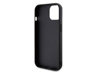 Capa para iPhone 15 com o logotipo Karl Lagerfeld em 3D com glitter e borracha - preta Capa para iPhone 15 com o logotipo Karl Lagerfeld em 3D com glitter e borracha - preta