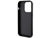 Capa para iPhone 15 Pro com o logotipo Karl Lagerfeld em 3D com glitter e borracha - Preta Capa para iPhone 15 Pro com o logotipo Karl Lagerfeld em 3D com glitter e borracha - Preta