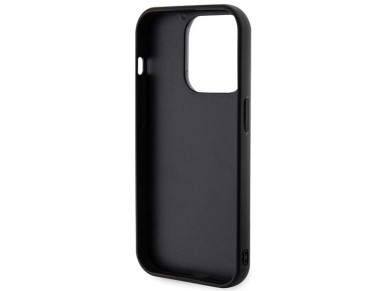 Capa para iPhone 15 Pro Max com logo Karl Lagerfeld em 3D com glitter - preta Capa para iPhone 15 Pro Max com logo Karl Lagerfeld em 3D com glitter - preta