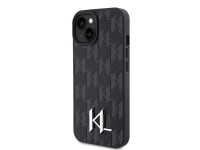 Karl Lagerfeld KLHCP15SPKLPKLK iPhone 15 / 14 / 13 6.1" black/black hardcase Leather Monogram Hot St Karl Lagerfeld KLHCP15SPKLPKLK iPhone 15 / 14 / 13 6.1" black/black hardcase Leather Monogram Hot St