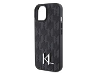 Karl Lagerfeld KLHCP15SPKLPKLK iPhone 15 / 14 / 13 6.1" black/black hardcase Leather Monogram Hot St Karl Lagerfeld KLHCP15SPKLPKLK iPhone 15 / 14 / 13 6.1" black/black hardcase Leather Monogram Hot St