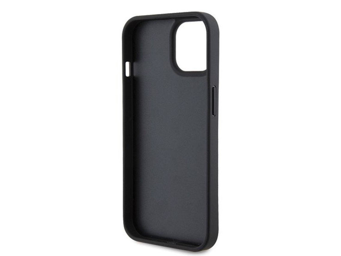Karl Lagerfeld KLHCP15SPKLPKLK iPhone 15 / 14 / 13 6.1" black/black hardcase Leather Monogram Hot St
