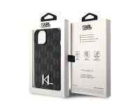 Karl Lagerfeld KLHCP15SPKLPKLK iPhone 15 / 14 / 13 6.1" black/black hardcase Leather Monogram Hot St Karl Lagerfeld KLHCP15SPKLPKLK iPhone 15 / 14 / 13 6.1" black/black hardcase Leather Monogram Hot St