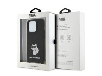 Karl Lagerfeld KLHCP15XSCBSCNK iPhone 15 Pro Max 6.7" hardcase black/black Crossbody Silicone Choupe Karl Lagerfeld KLHCP15XSCBSCNK iPhone 15 Pro Max 6.7" hardcase black/black Crossbody Silicone Choupe