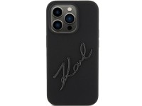 Karl Lagerfeld Silicone Karl Script case for iPhone 15 Pro - black