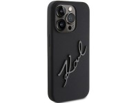 Karl Lagerfeld Silicone Karl Script case for iPhone 15 Pro - black