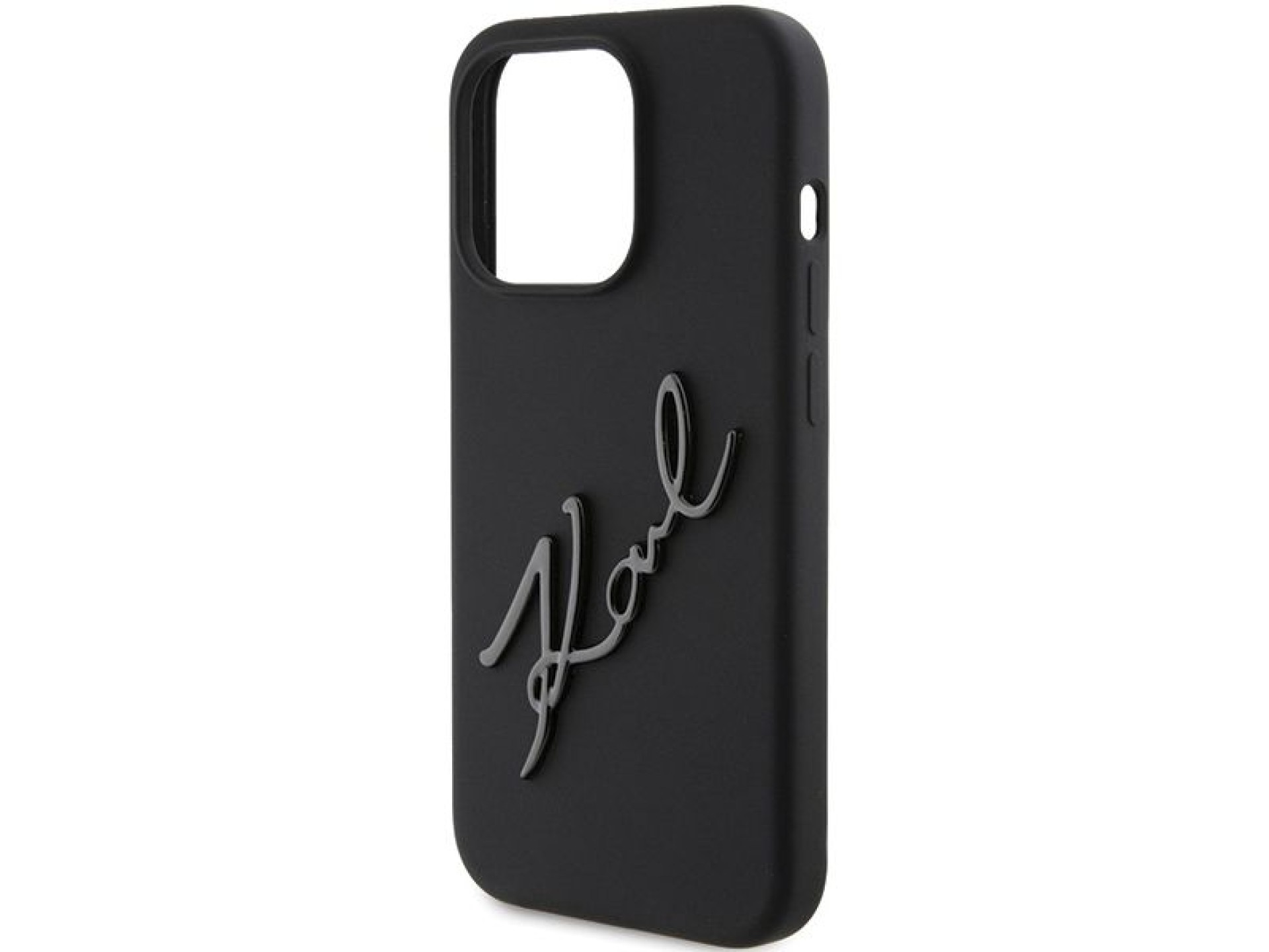 Karl Lagerfeld Silicone Karl Script case for iPhone 15 Pro - black