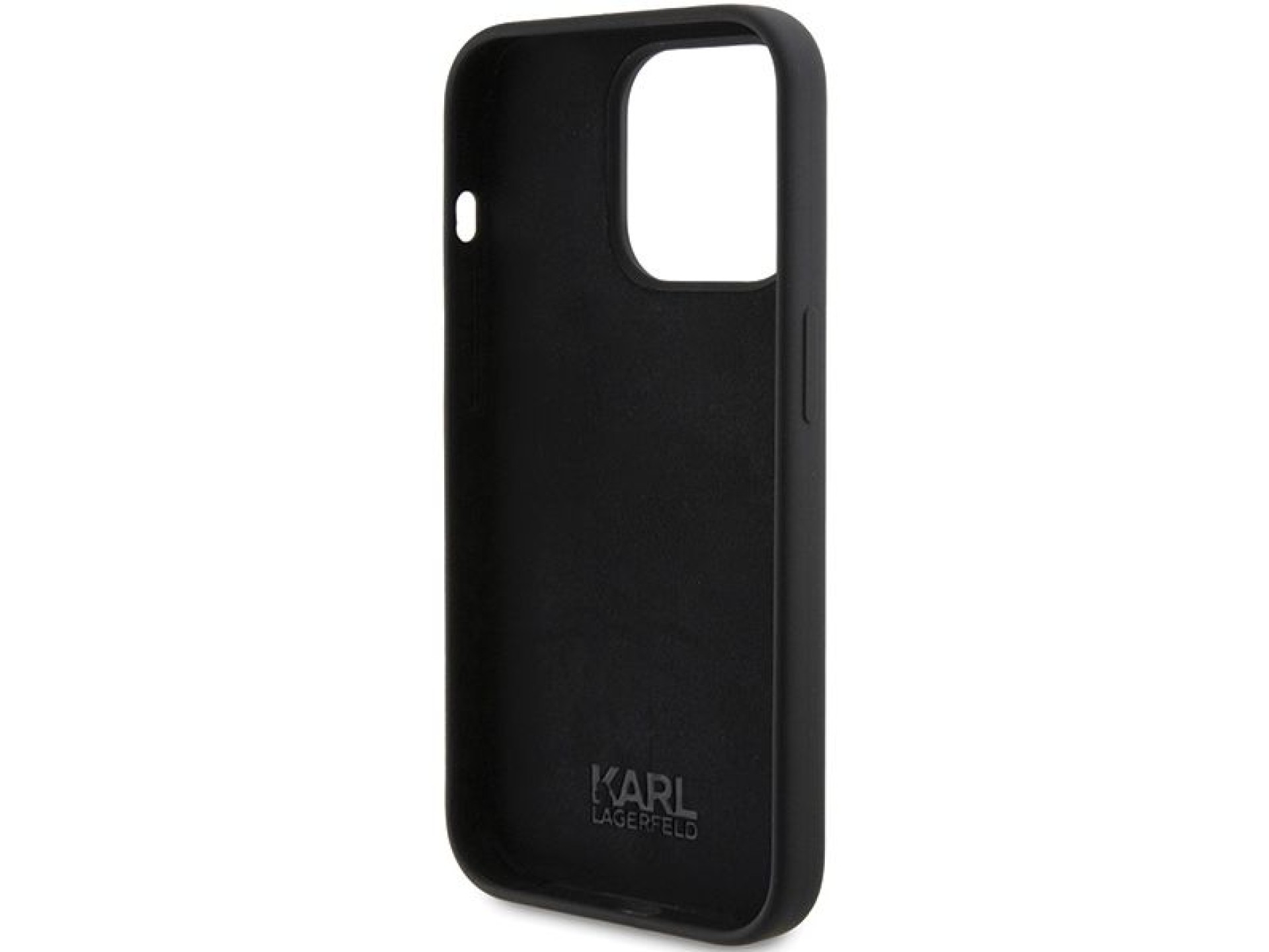 Karl Lagerfeld Silicone Karl Script case for iPhone 15 Pro - black