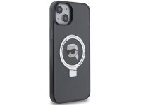 Capa rígida preta/preta Karl Lagerfeld KLHMP15SHMRSKHK para iPhone 15 de 6,1 polegadas com suporte d Capa rígida preta/preta Karl Lagerfeld KLHMP15SHMRSKHK para iPhone 15 de 6,1 polegadas com suporte d