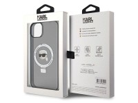 Capa rígida preta/preta Karl Lagerfeld KLHMP15SHMRSKHK para iPhone 15 de 6,1 polegadas com suporte d Capa rígida preta/preta Karl Lagerfeld KLHMP15SHMRSKHK para iPhone 15 de 6,1 polegadas com suporte d