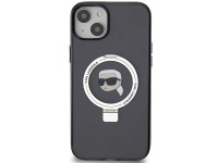 Capa MagSafe Karl Lagerfeld Ring Stand Karl Head para iPhone 15 Plus / 14 Plus - Preta Capa MagSafe Karl Lagerfeld Ring Stand Karl Head para iPhone 15 Plus / 14 Plus - Preta