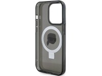 Karl Lagerfeld KLHMP15LHMRSKHK iPhone 15 Pro 6.1" negro/negro estuche rígido Soporte de anillo Karl Karl Lagerfeld KLHMP15LHMRSKHK iPhone 15 Pro 6.1" negro/negro estuche rígido Soporte de anillo Karl