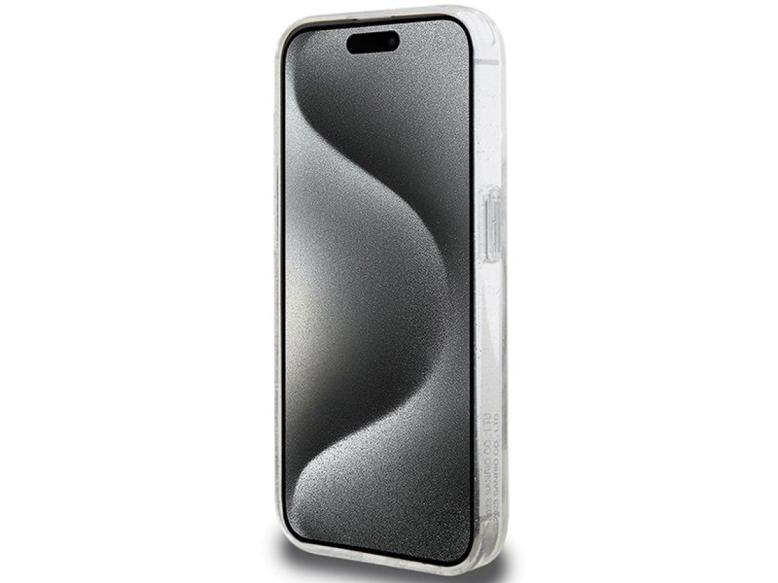 Karl Lagerfeld KLHMP15SHMRSKHH iPhone 15 6.1" blanco/blanco estuche r�gido Soporte de anillo Karl He