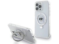 Karl Lagerfeld KLHMP15LHMRSKHH iPhone 15 Pro 6.1" blanco/blanco estuche rígido Soporte de anillo Kar Karl Lagerfeld KLHMP15LHMRSKHH iPhone 15 Pro 6.1" blanco/blanco estuche rígido Soporte de anillo Kar