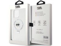 Karl Lagerfeld KLHMP15LHMRSKHH iPhone 15 Pro 6.1" blanco/blanco estuche rígido Soporte de anillo Kar Karl Lagerfeld KLHMP15LHMRSKHH iPhone 15 Pro 6.1" blanco/blanco estuche rígido Soporte de anillo Kar