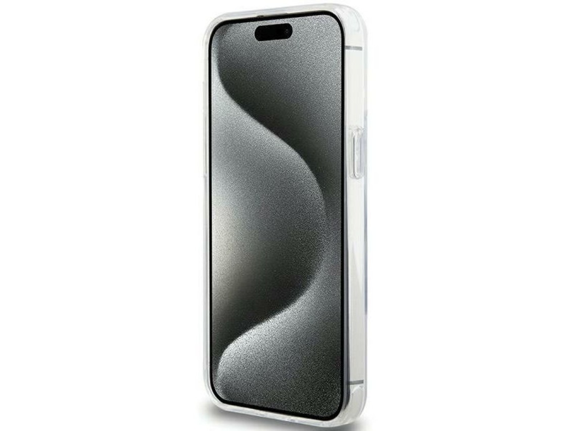 Karl Lagerfeld KLHMP15XHMRSKHH iPhone 15 Pro Max 6.7" white/white hardcase Ring Stand Karl Head MagS