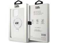 Karl Lagerfeld KLHMP15XHMRSKHH iPhone 15 Pro Max 6.7" white/white hardcase Ring Stand Karl Head MagS Karl Lagerfeld KLHMP15XHMRSKHH iPhone 15 Pro Max 6.7" white/white hardcase Ring Stand Karl Head MagS