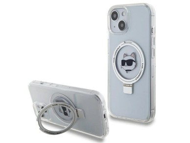 Karl Lagerfeld KLHMP15SHMRSCHH iPhone 15 6.1" white/white hardcase Ring Stand Choupette Head MagSafe Karl Lagerfeld KLHMP15SHMRSCHH iPhone 15 6.1" white/white hardcase Ring Stand Choupette Head MagSafe