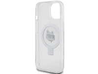Karl Lagerfeld KLHMP15MHMRSCHH iPhone 15 Plus 6.7" blanco/blanco estuche rígido Soporte de anillo Ch Karl Lagerfeld KLHMP15MHMRSCHH iPhone 15 Plus 6.7" blanco/blanco estuche rígido Soporte de anillo Ch