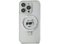 Capa rígida branca/branca Karl Lagerfeld KLHMP15XHMRSCHH para iPhone 15 Pro Max 6.7" com suporte de Capa rígida branca/branca Karl Lagerfeld KLHMP15XHMRSCHH para iPhone 15 Pro Max 6.7" com suporte de