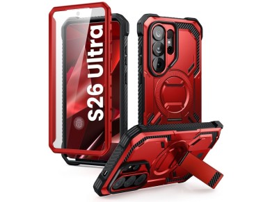 Supcase ArmorBox Mag MagSafe Case for Samsung Galaxy S26 Ultra - Red and Black Supcase ArmorBox Mag MagSafe Case for Samsung Galaxy S26 Ultra - Red and Black