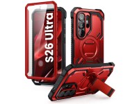 Funda Supcase ArmorBox Mag MagSafe para Samsung Galaxy S26 Ultra - Rojo y negro Funda Supcase ArmorBox Mag MagSafe para Samsung Galaxy S26 Ultra - Rojo y negro