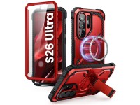 Funda Supcase ArmorBox Mag MagSafe para Samsung Galaxy S26 Ultra - Rojo y negro Funda Supcase ArmorBox Mag MagSafe para Samsung Galaxy S26 Ultra - Rojo y negro