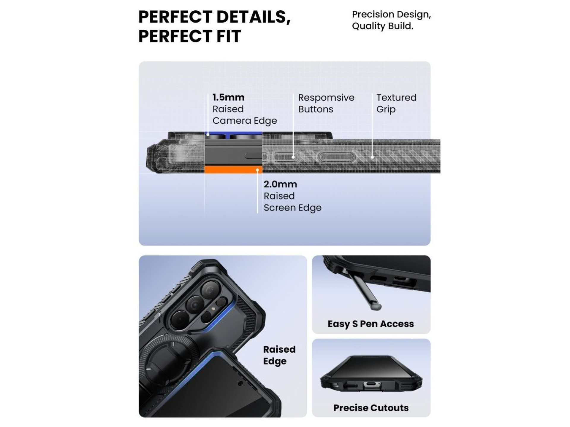 Supcase iBlason ArmorBox Clip Mag MagSafe Case for Samsung Galaxy S26 Ultra - Black