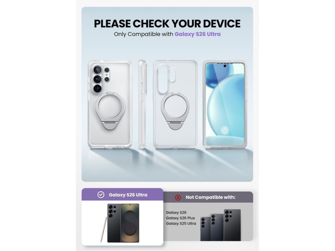 Supcase Cosmo Mag MagSafe Case for Samsung Galaxy S26 Ultra - White