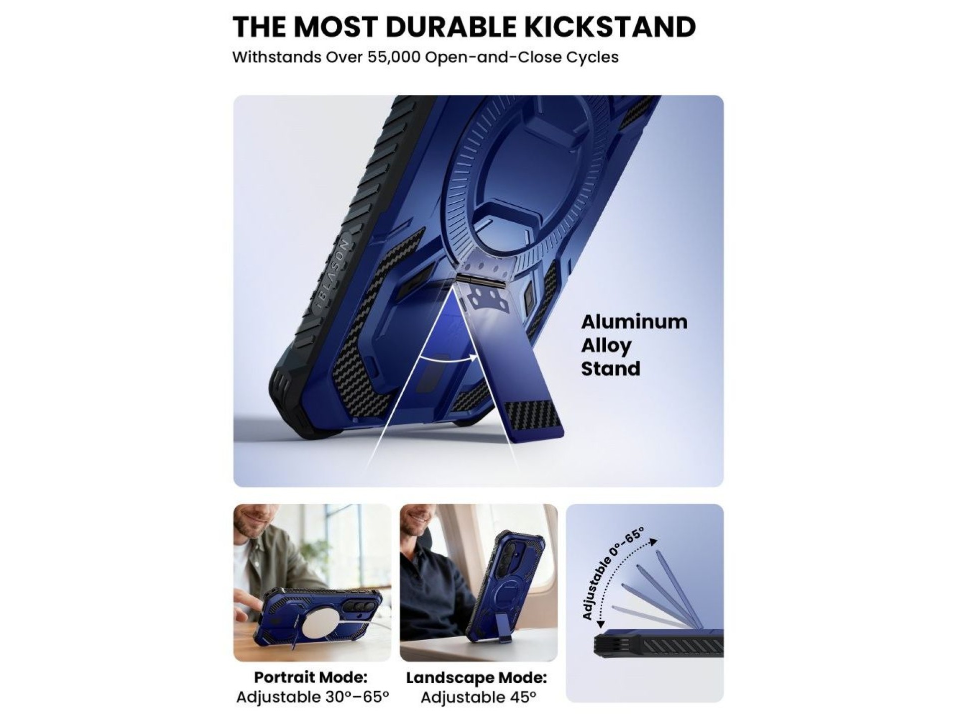 Capa Supcase ArmorBox Mag MagSafe para Samsung Galaxy S26 - Azul Marinho e Preto