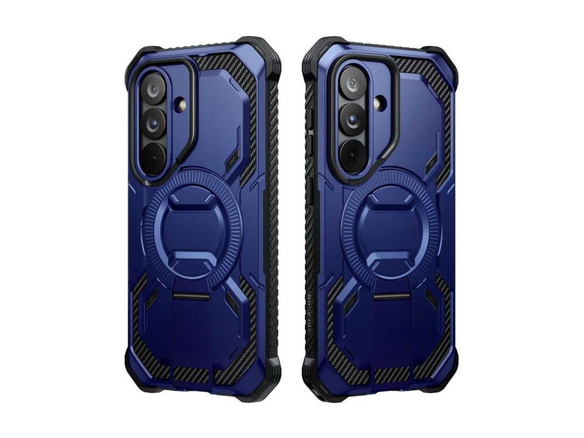 Capa Supcase ArmorBox Mag MagSafe para Samsung Galaxy S26 - Azul Marinho e Preto