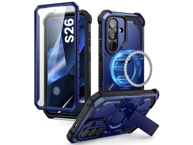 Supcase ArmorBox Mag MagSafe Case for Samsung Galaxy S26 - Navy Blue and Black Supcase ArmorBox Mag MagSafe Case for Samsung Galaxy S26 - Navy Blue and Black