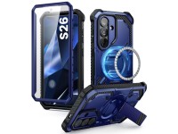 Capa Supcase ArmorBox Mag MagSafe para Samsung Galaxy S26 - Azul Marinho e Preto Capa Supcase ArmorBox Mag MagSafe para Samsung Galaxy S26 - Azul Marinho e Preto