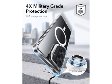 ESR Classic Hybrid Kickstand MagSafe Case for Samsung Galaxy S26 - Transparent ESR Classic Hybrid Kickstand MagSafe Case for Samsung Galaxy S26 - Transparent